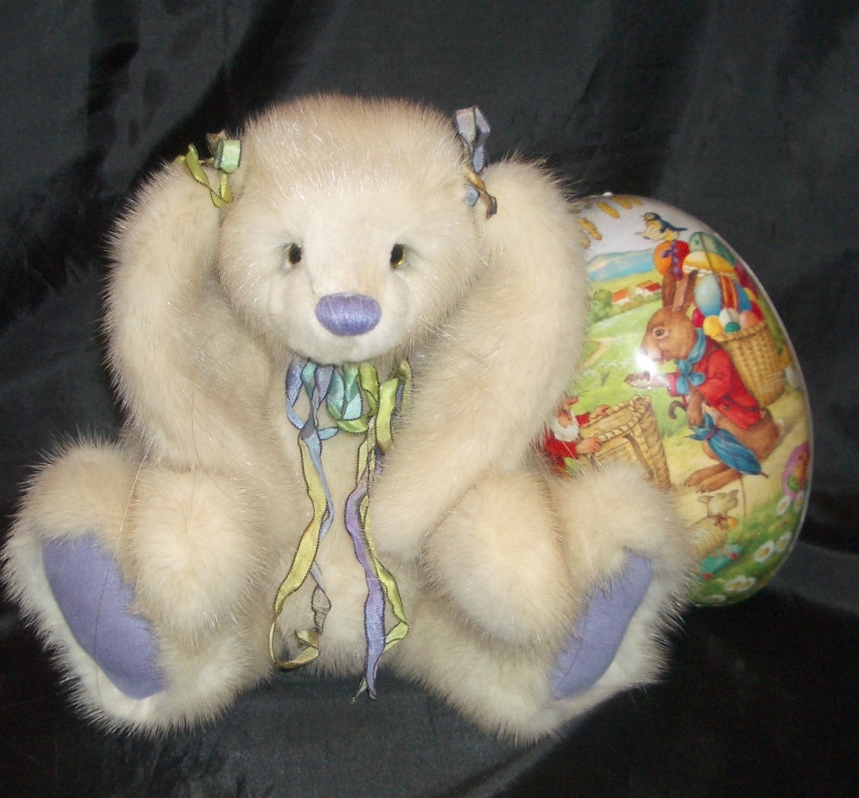 teddy bears out of heirloom materials and furs